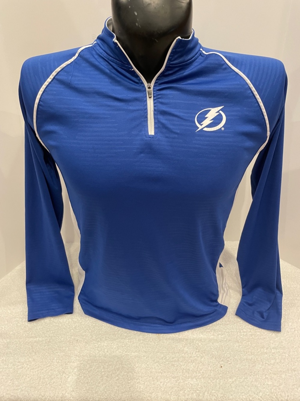Colosseum Tampa Bay Ligh Blue Long Sleeve Quarter-Zip Pullover